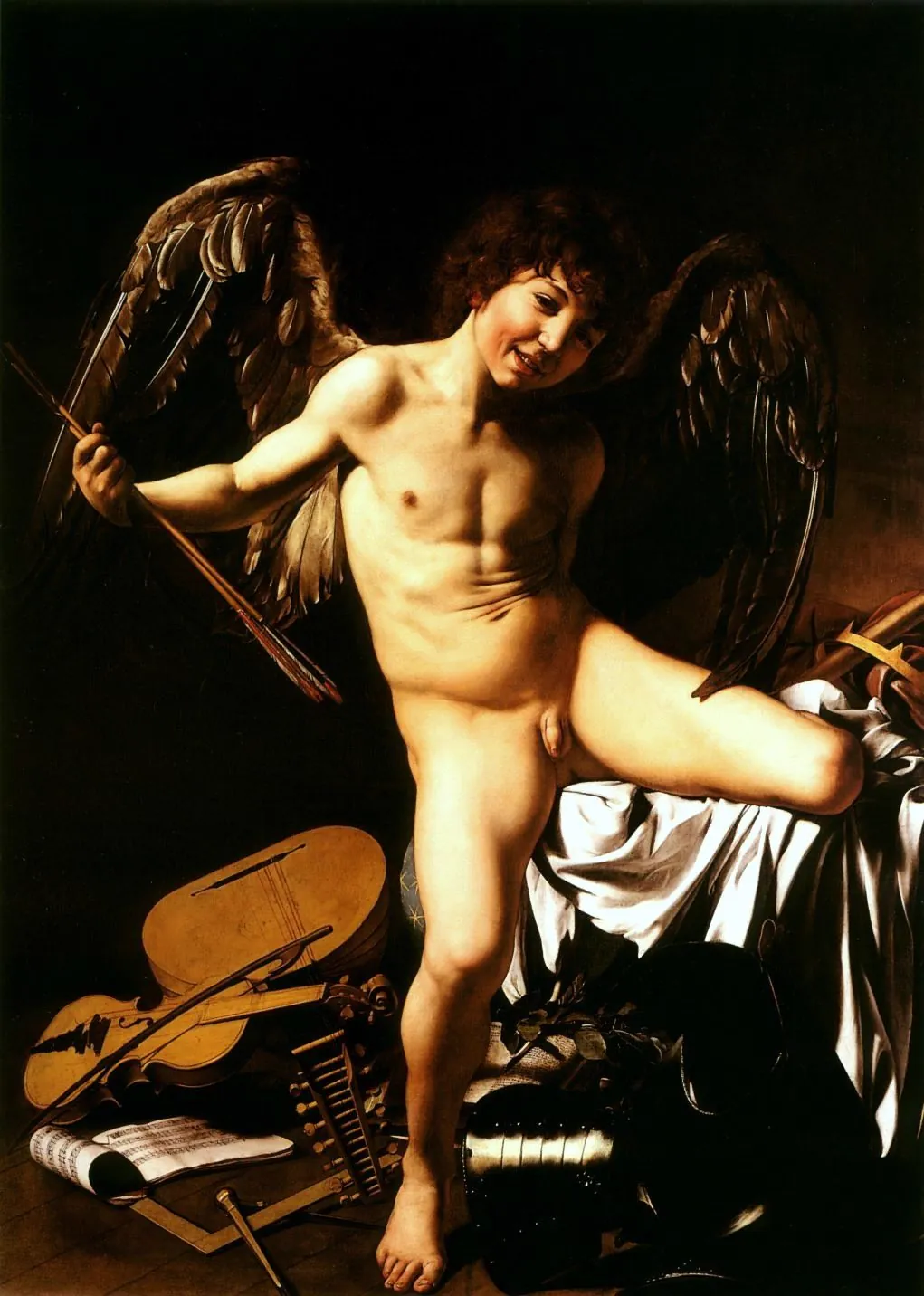 Caravaggio's painting Amor Vincit Omnia
