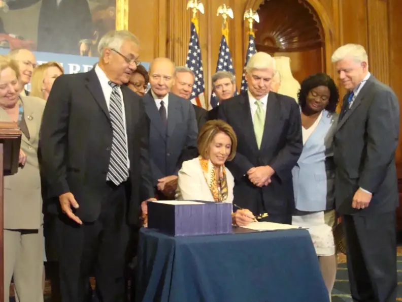 Enrollment ceremony for Wall Street Reform (Dodd-Frank), Capitol