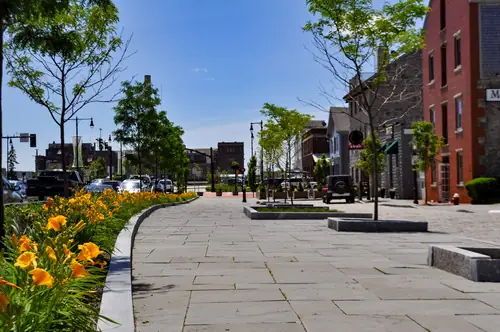 Front Street in downtown New Bedford historic district, present day