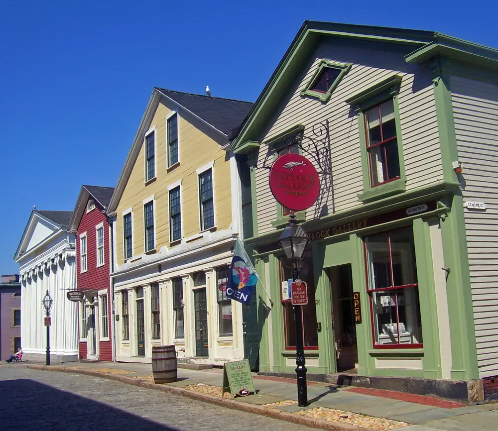 North Water Street, New Bedford, in the National Historic Landmark district